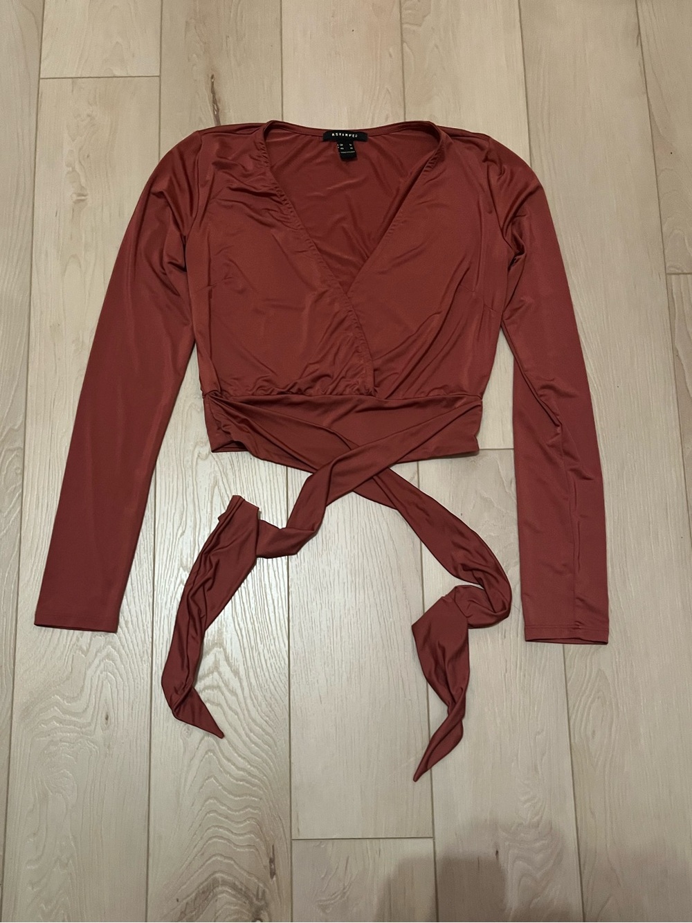 REVAMPED Front wrap sleek long sleeve
